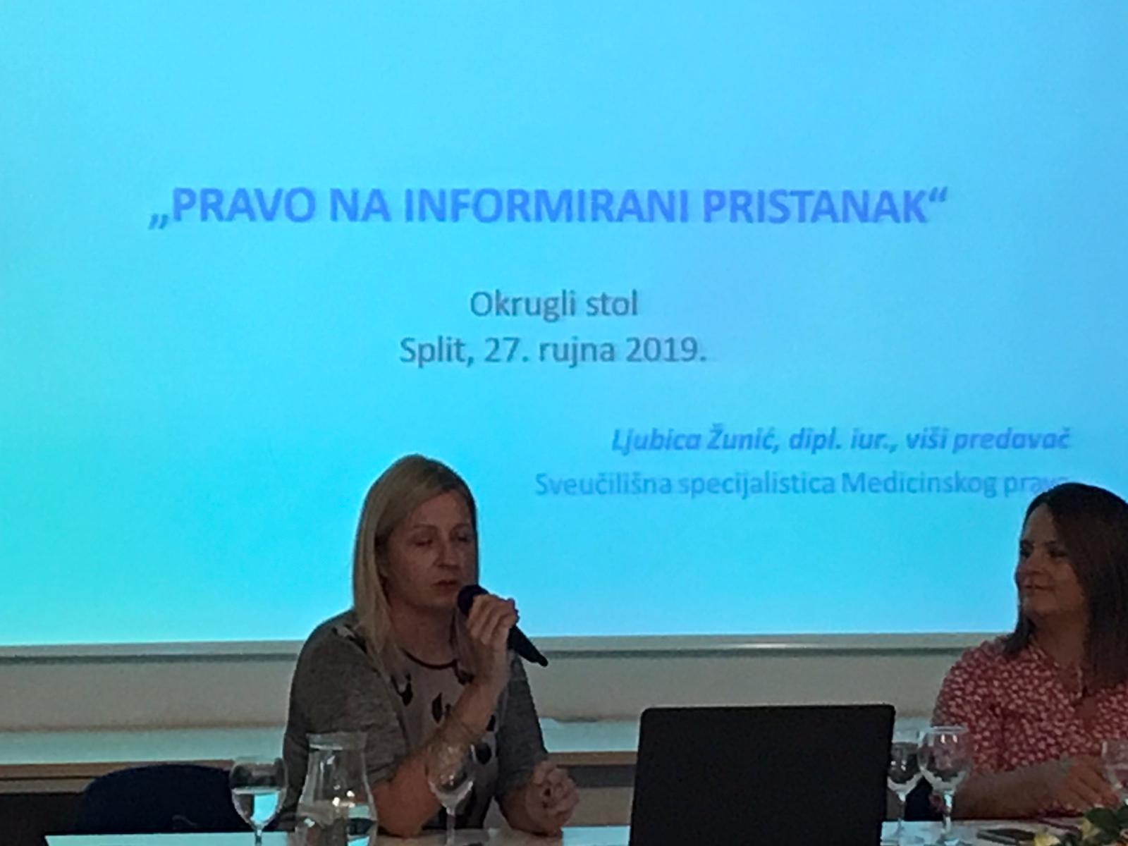 Okrugli stol : Komunikacija i pravo na informirani izbor na porodu