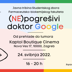 “(NE)pogrešivi doktor Google – Od prehlade do tumora”.